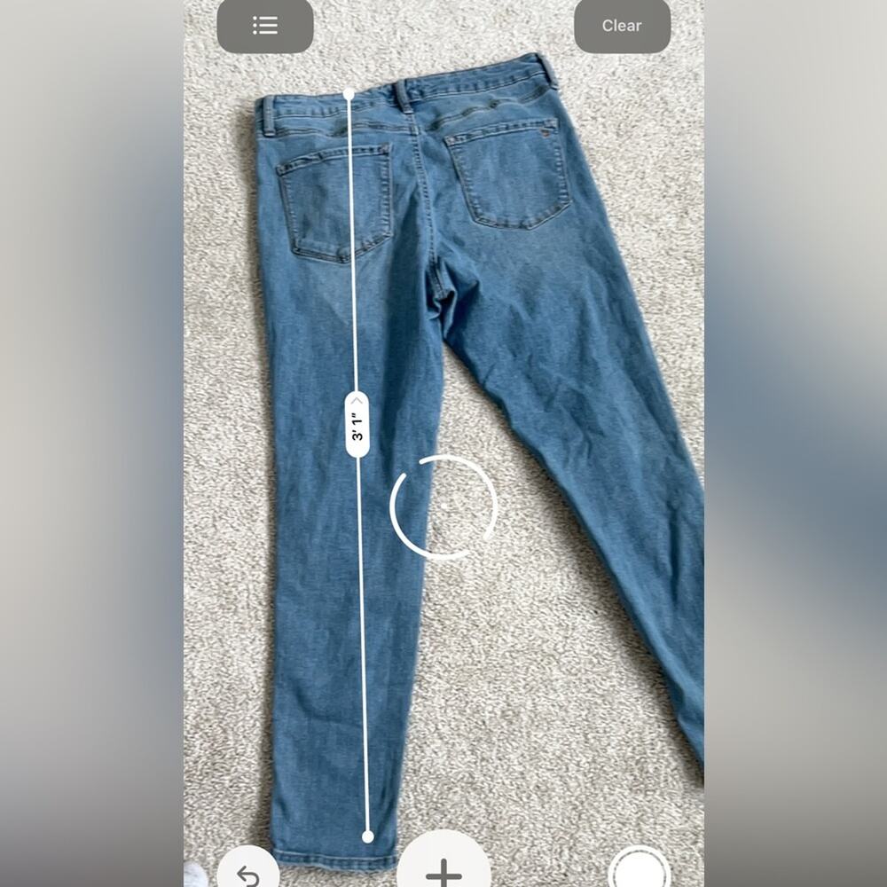 Jessica Simpson Jeans Women’s Skinny Ankle Light Wash Pants Size 12 - Picture 8 of 10